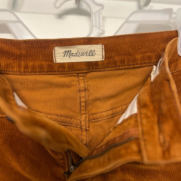 Madewell The Perfect Vintage Wide-Leg Pant: Corduroy Edition Saddle Brown | 27 - Picture 5 of 7